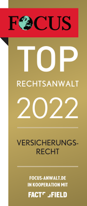 Jürgen Wahl Focus TOP Rechtsanwalt 2022 Verischerungsrecht Alzenau